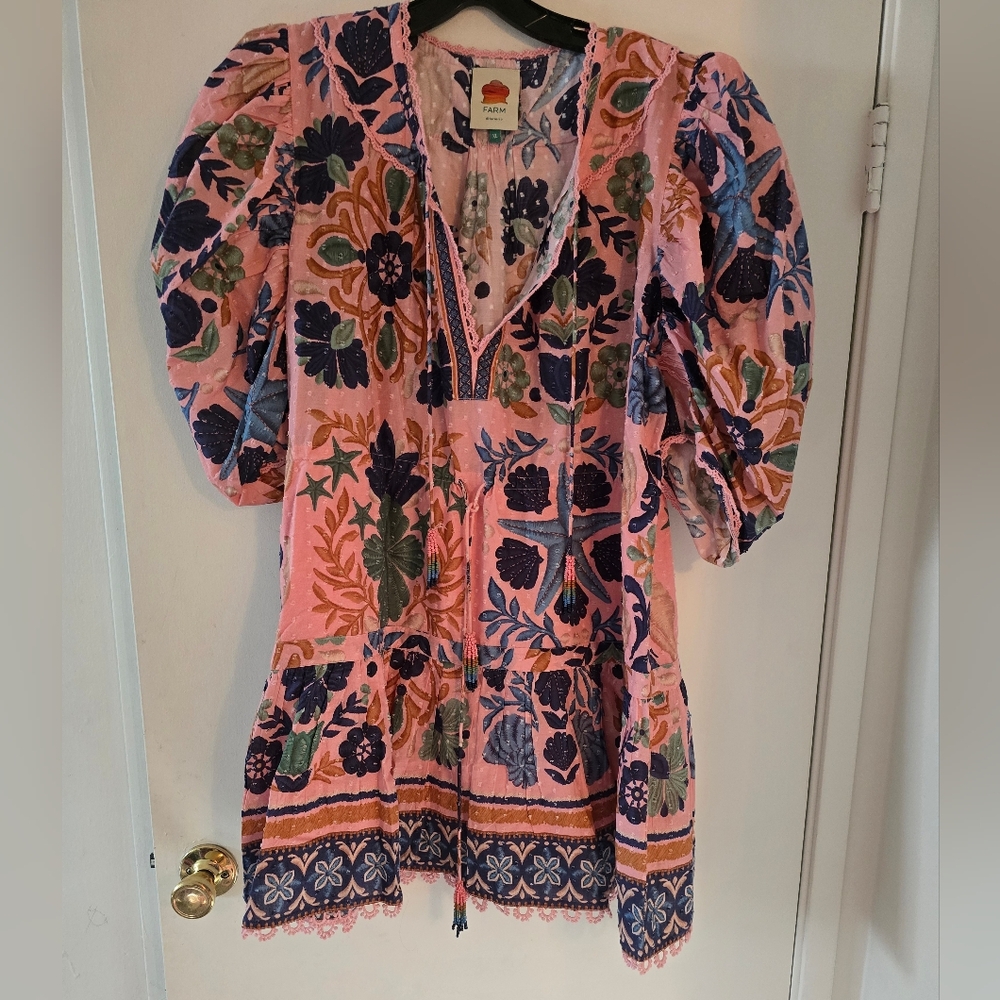Farm Rio Seashell Minidress - Picture 8 of 9